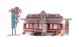 N Scale Woodland Scenics BR4956 Just Plug Built-&-Ready Miss Molly's Diner
