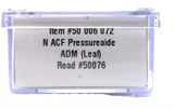 N Scale Atlas 50006072 ADM 50076 Pressureaide Centerflow Covered Hopper