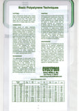 Evergreen 9005 Styrene Sheet Clear - 6 x 12" 15.2 x 30.5cm .005" .01cm pkg (3)