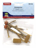 O Scale JTT Miniature Tree 95723 Pumpkin Scarecrows and Hay Bales