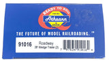HO Scale Athearn 91016 Roadway 28' Wedge Pup Trailers