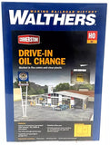 HO Scale Walthers Cornerstone 933-3543 Old Gas Station Drive-in Oil Change Kit