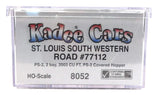 HO Scale Kadee #8052 Cotton Belt SSW 77112 PS-2 Two Bay Hopper