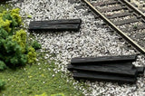 HO Scale ScaleSigns.com 40001 New Wood Railroad Ties (15) pcs