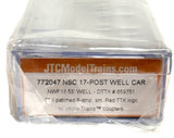 N Scale Jacksonville Terminal 772047 DTTX 659751 NSC 53' well car Class NWF13