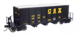 HO Scale Walthers Proto 920-106036 CSX 290272 40' Ortner 100-Ton Aggregate Hopper