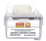 N Scale Micro Trains 4900641 Decker & Sons 40' Double-Sheathed Wood Reefer
