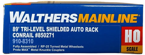 Walthers Mainline 910-8310 TTKX 850271 Conrail Tri-Level Shielded Auto Rack