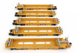 HO Scale Walthers MainLine Black & White logo 910-55665 TTX DTTX 740633 Thrall 5-Unit Rebuilt 40' Well Car