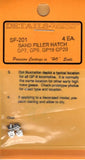 HO Scale Details West SF-201 4 EA. Sand Filler Hatch GP7, GP9, GP18, GP20