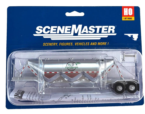 HO Scale Walthers SceneMaster 949-2625 Theobroma Dry Bulk Semi Trailer