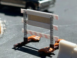 HO Scale ScaleSigns.com 400363 Type 3 Street Closed Construction Barricade