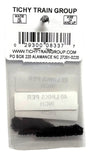 HO Scale Tichy Train Group 8337 Blackened Brass Chain Asssortment 18" Long