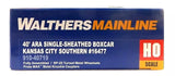 HO Walthers 910-40719 Kansas City Southern KCS 16477 40' Single Sheathed Boxcar