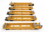 HO Scale Walthers MainLine Small Red  logo 910-55668 TTX DTTX 748192 Thrall 5-Unit Rebuilt 40' Well Car