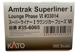 HO Scale Kato 35-6065 Amtrak 33014 Superliner I Lounge Phase IV