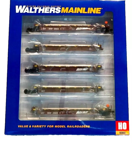 Walthers MainLine 910-55663 BNSF 238223 A-E Thrall 5-Unit Rebuilt 40' Well Car