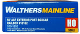 HO Scale Walthers 910-1893 Railbox RBOX 10162 50' ACF Exterior Post Boxcar