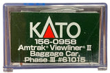N Scale Kato 156-0958 Amtrak Viewliner II Baggage Car #61015