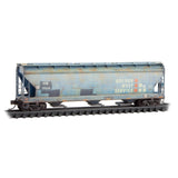 N Scale Micro Trains 98305092 SSW ex-Golden West 3-Bay Covered Hoppers 3-Pack