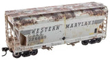 HO Scale Micro Trains 2200004 CSX/Western Maryland Weathered ACF 2-Bay Hopper