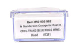 N Scale Atlas 50005962 Cryo-Trans CRTX 1341 Blue Ridge Mtns Cryogenic Reefer