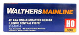 HO Scale Walthers 910-40714 Illinois Central IC 16707 40' Single Sheathed Boxcar