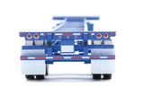 HO Scale Walthers SceneMaster 949-4601 Blue 53' Container Chassis 2-Pack
