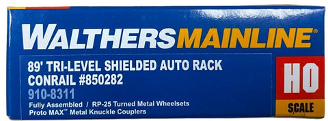 Walthers Mainline 910-8311 TTKX 850282 Conrail Tri-Level Shielded Auto Rack