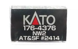 N Scale Kato 176-4376 Santa Fe ATSF 2414 EMD NW2 DCC Ready