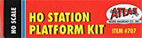 HO Scale Atlas 707 Passenger Station Platform Kit