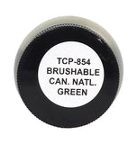 Tru-Color TCP-854 Flat CN Canadian National Green 1 oz Paint Bottle