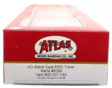 HO Atlas 20007044 Metra 6099 Nippon Sharyo Type 6000 Bi-Level Commuter Coach
