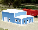 N Scale Pikestuff 541-8017 Blue 30 x 60' Office & Warehouse Building Kit