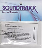 SoundTraxx 810134 Golden White LED (6-Pack) 3mm Dia. 3.3 Volts