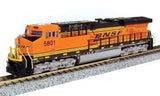 N Scale Kato 176-8952 BNSF 5801 ES44AC DCC Ready