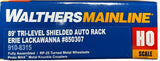 Walthers 910-8315 TTKX 850307 Erie Lackawanna Tri-Level Shielded Auto Rack