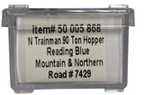 N Scale Atlas 50005868 Reading & Northern 7429 90-Ton 3-Bay Hopper /coal load