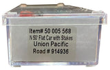 N Scale Atlas 50005568 Union Pacific MOW Green UP 914936 50' Steel Flatcar