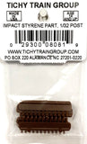 HO Scale Tichy Train Group 8081 4.5" Hex Nut on Bolt pkg (96)