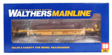 HO Scale Walthers MainLine 910-8430 TTX Trailer Train Red "Forward Thinking"  TTX logo w/yellow conspicuity stripes TTX DTTX 55525 Thrall Rebuilt 40' Well Car