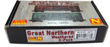 N Scale Micro Trains 983 05 093 Weathered Great Northern 40' Boxcar 2-Pack