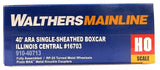 HO Scale Walthers 910-40713 Illinois Central IC 16703 40' Single Sheathed Boxcar
