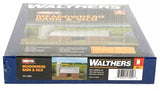 N Scale Walthers Cornerstone 933-3892 Meadowhead Barn and Silo Kit