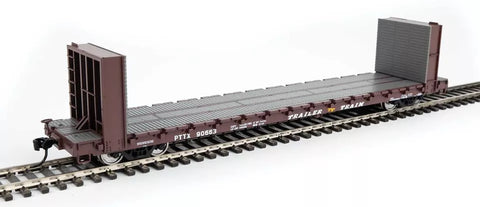 HO Scale Walthers 910-5876 Trailer Train PTTX 90663 60' PS Bulkhead Flatcar