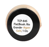 Tru-Color TCP-845 Brushable Flat Denver Rio Grande Aspen Gold 1 oz Paint Bottle