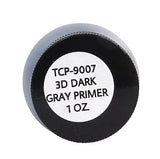 Tru-Color TCP-9007 Dark Gray Primer for 3D Printed Models 1 oz Paint Bottle