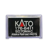 N Kato 176-6411 Alaska Railroad 4015 SD70mac Spirit of North Pole DCC Ready