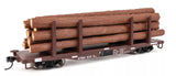 Walthers MainLine 910-50920 St Maries River Railroad 525 45' Logging Flatcar