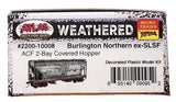 HO Atlas/Micro Trains 220010008 Burlington Northern 2-Bay Covered Hopper Kit